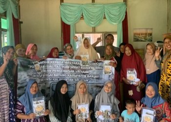PDWA FPK ULM Perbaiki Kualitas Ikan Sepat Rawa Kering Milik Kelompok Pengolah Ikan Sepat Mina Barakat