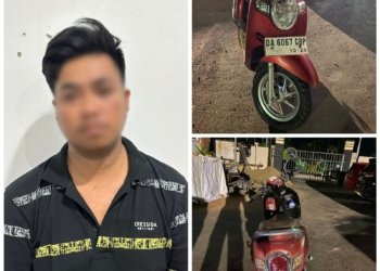 Polsek Simpang Empat Tangkap Terduga Pelaku Pencurian Sepeda Motor, di Kabupaten Tanah Paser