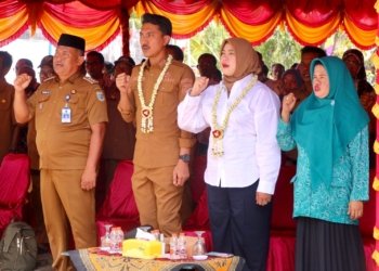 Jalan Handil Jawa – Jambu Burung Kecamatan Beruntung Baru Diresmikan Oleh Bupati Banjar