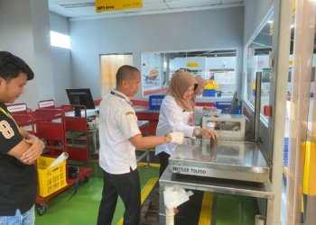 DKUMPP Kabupaten Banjar Lakukan Tera Ulang DHL Exprees