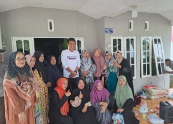H Saidi Mansyur Kunjungi Warga Desa Sungai Tabuk Keramat