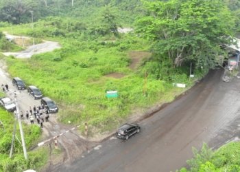 Dit Pam Obvit Polda Kalsel dan Satgas Peti PT AGM Lakukan Pantau Cegah Peti Di Konsesi PT AGM