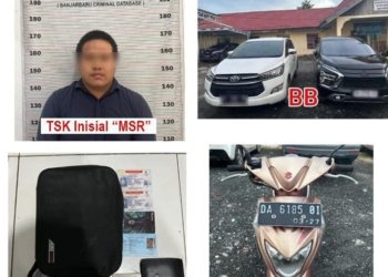 Polisi Amankan Pelaku Pencurian Mobil di ULM Banjarbaru, Begini Modus Dan Motifnya