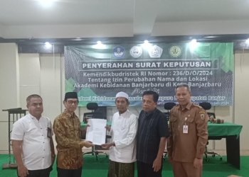 Perpindahan Akademi Kebidanan Banjarbaru Ke Akademi Kebidanan Darussalam Martapura