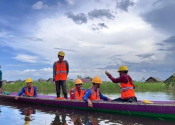 PLN Amankan Infrastruktur Kelistrikan Saat Banjir di Murung Raya dan Muara Teweh
