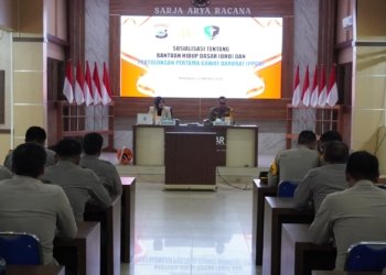 RS Pelita Insani Latih Anggota Polres Banjar Dalam Pertolongan