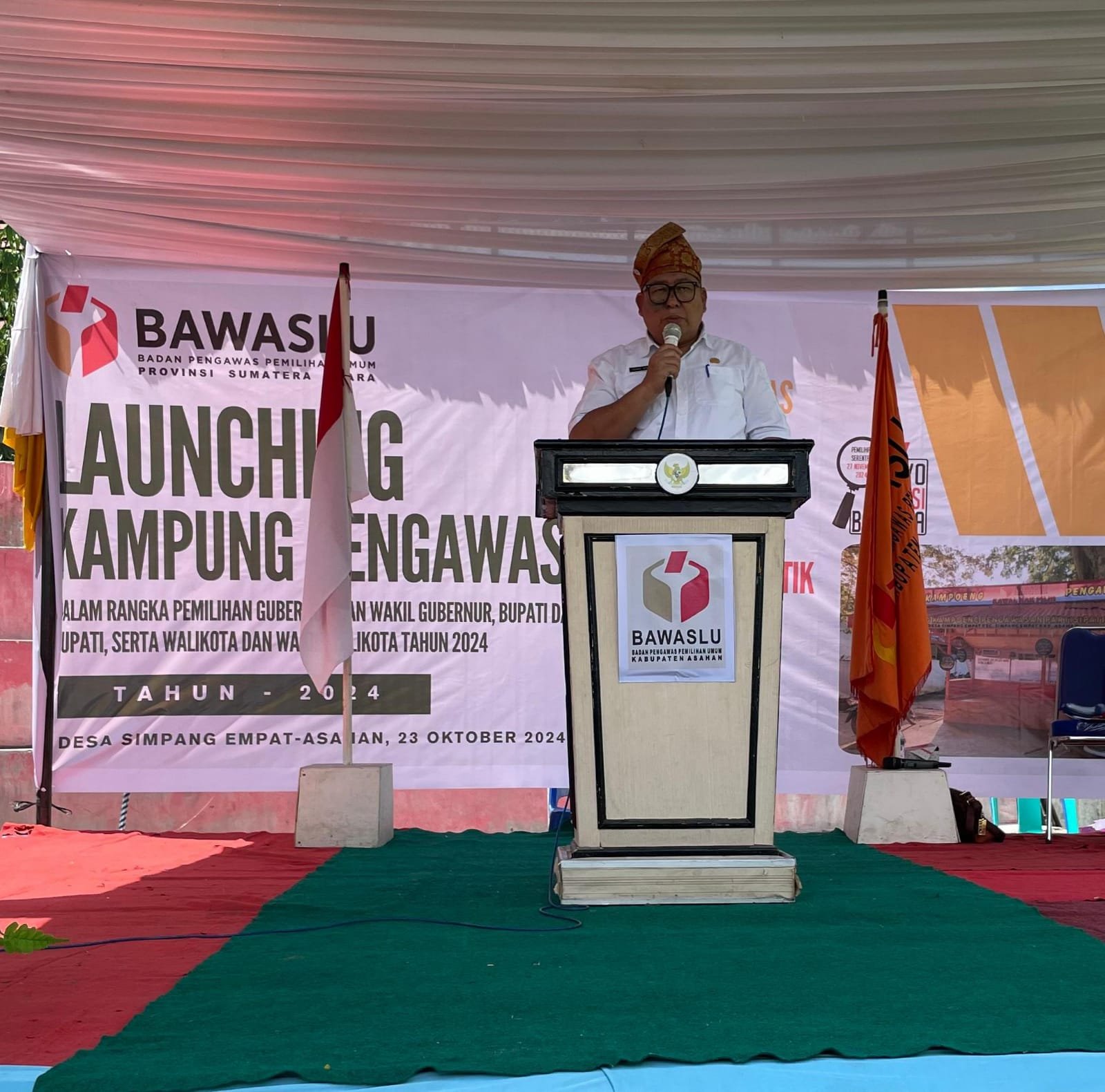 Pjs Bupati Asahan Hadir Launching Kampung Pengawasan Partisipatif