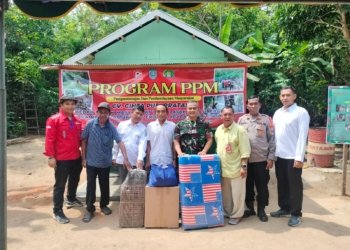 Rehab Rumah Tidak Layak Hasil Kerjasama Koramil Dan CV. Cinta Puri Pratama Resmi Diserahkan