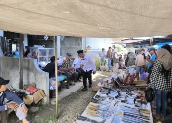 Blusukan di Pasar Muara Uya, H. Fani: Perlu Pembenahan