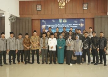 Pjs. Bupati Asahan Lepas Kafilah Kabupaten Asahan Ikuti Festival Seni Qasidah Tingkat Provinsi