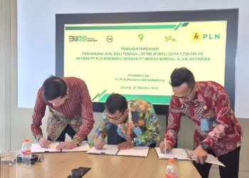 Dukung Hilirisasi Sektor Industri, PLN UID Kalselteng Suplai Listrik 1,73 MVA PT Megah Mineral Alam Indonesia