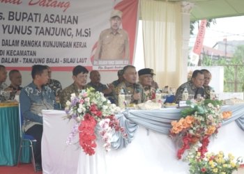 Pjs. Bupati Asahan Kumpulkan 4 Camat beserta Jajarannya di Kantor Camat Simpang Empat