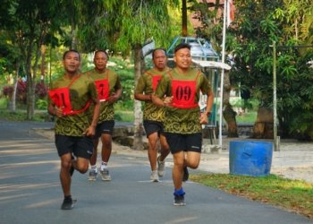 Tingkatkan Kemampuan Fisik, Kodim 1022 Tanbu Laksanakan Giat Gasjar