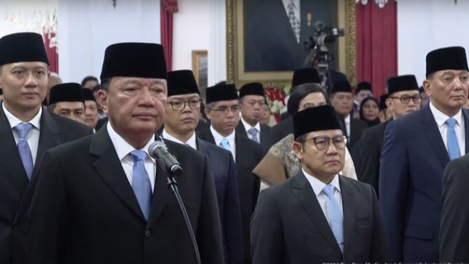 Daftar Mentri Kabinet Merah-Putih