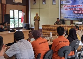Dinas Pertanian Kabupaten Banjar Sosialisai Terkait Pencegahan Karhutla