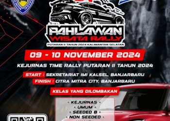 Pahlawan Wisata Rally 2024 Digelar Di Hari Pahlawan