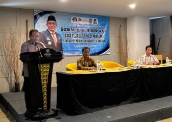 Pejabat Tinggi Pratama Kabupaten Banjar Dapatkan Sosialisasi Aplikasi Siberchat