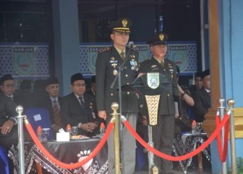 Upacara Peringatan Pahlawan Kabupaten Banjar Dipimpin Dandim 1006/Banjar