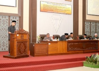 Rapat Paripurna Terkait Raperda Penambahan Penyertaan Modal Perumda Pasar Bauntung Batuah