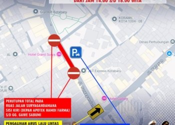 Satlantas Polres Kotabaru Siapkan Rekayasa Lalin Jelang Deklarasi Damai Pilkada 2024