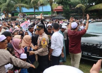 190 Personel Polres Banjar Amankan Kampanye Terbuka Paslon Bupati Dan Wakil Bupati Banjar