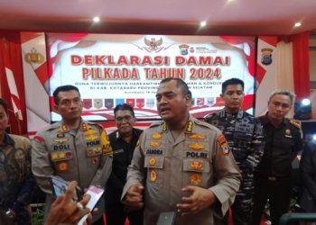 Polda Kalsel Inisiasi Deklarasi Pilkada Damai di Kotabaru