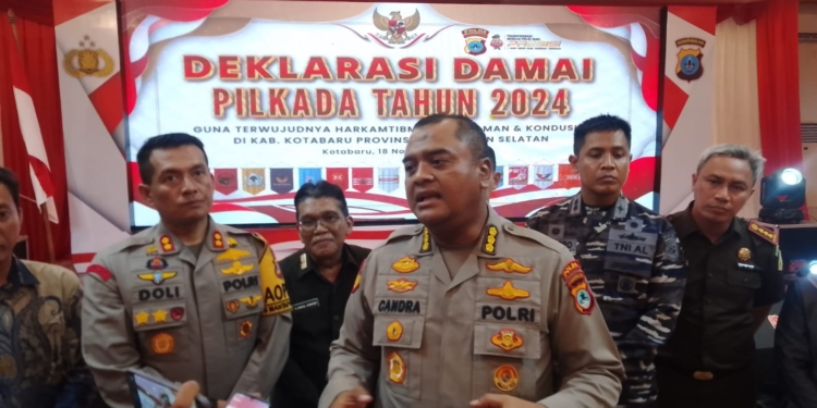Polda Kalsel Inisiasi Deklarasi Pilkada Damai di Kotabaru