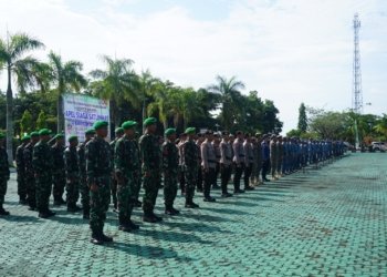 Pastikan Kesiapan Pengaman Pilkada, Kodim 1022 Tanbu Ikuti Apel Gelar Pasukan