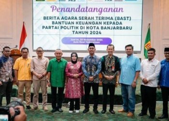 9 Parpol Terima Dana Bantuan, Pjs Wali Kota Banjarbaru: Akan Terus Lakukan Pengawasan