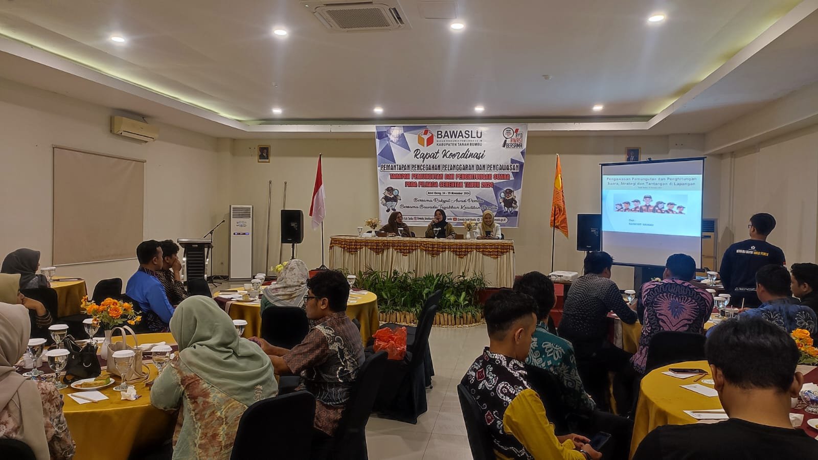 Bawaslu Tanbu Kembali Gelar Rakor Pemantapan Pencegahan Pelanggaran Jelang Masa Tenang Pilkada 2024