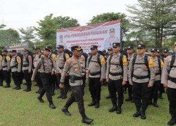 Apel Pergeseran Pasukan Polres Banjar untuk Pengamanan Pilkada 2024