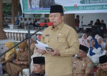 Asisten Administrasi Umum Ikuti Pengajian Akbar Kecamatan Kota Kisaran Timur dan Barat