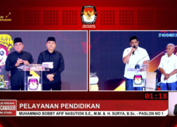 Debat Perdana, Ketua ISARAH Sumut: Edy – Hasan Lebih Menguasai dan Bobby – Surya Dinilai Lemah