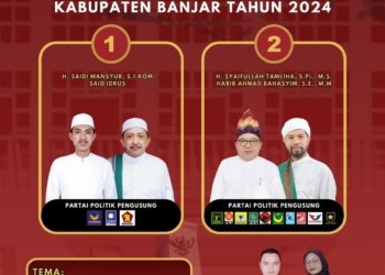KPU Kabupaten Banjar Gelar Debat Paslon Malam Ini