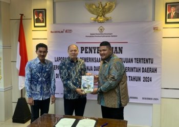 Ketua DPRD Kabupaten Banjar Terima LHP Kabupaten Banjar