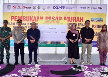 Tekan Inflasi Harga Bahan Pokok, Pemerintah Kabupaten Banjar Gelar Pasar Murah