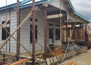 Dinas Perkimtan Tanbu Bantu Bangun 20 Rumah Pasca Kebakaran di Tungkaran Pangeran