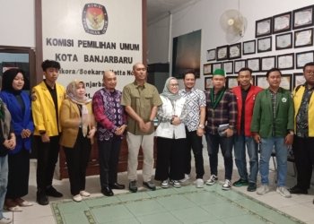 Mahasiswa Lakukan Audiensi Dengan KPU Banjarbaru