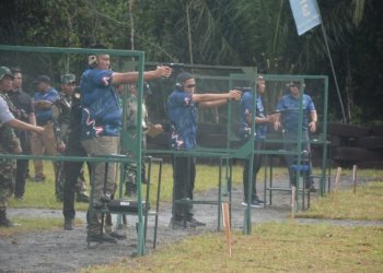 Kodim 1006/Banjar Berhasil Mempertahankan Tradisi Juara Menembak Pistol