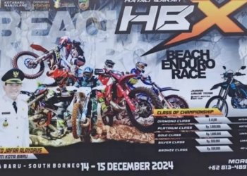 Hayau Barait (HB) ke 10 Beach Enduro Race di Sirkuit SJA TBk Pantai Gedambaan