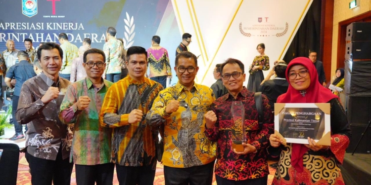 Pemprov Kaltim Sukses Raih Penghargaan Nasional