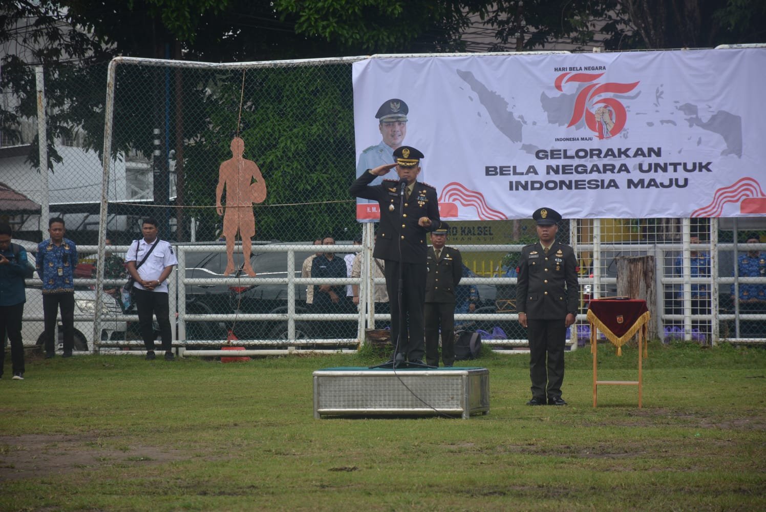Upacara Hari Bela Negara ke-76 Tingkat Kota Banjarbaru Dipimpin Dandim 1006/Banjar