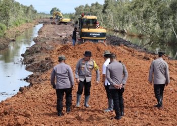 Kapolda Kalsel Tinjau Lokasi Program Ketahanan Pangan Seluas 120 Hektare