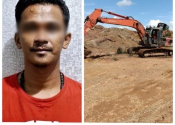 Polres Banjarbaru Berhasil Ungkap Tindak Pidana Tambang Ilegal Galian C di Bukit Lentera