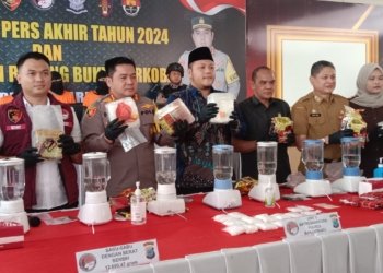 Polres Banjarbaru Musnahkan 12,6 Kilogram Sabu-sabu, Ketua DPRD: Selamatkan 60 Ribu Jiwa