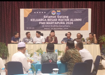 Keluarga Besar Ikatan Alumni PMII Martapura Melakukan Silaturahmi