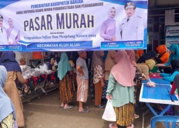 Pemerintah Kabupaten Banjar Gelar Pasar Murah Di Aluh-Aluh