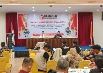 Bawaslu Gelar Evaluasi Kinerja Panwascam Tingkat PTPS