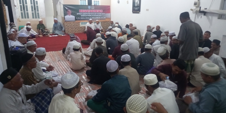 Anggota DPRD Kabupaten Banjar HM Iqbal Khalilurrahman Tampung Aspirasi Warga Saat Reses