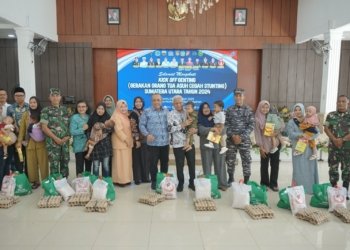 Bupati Asahan Salurkan Bantuan Untuk Keluarga Stunting